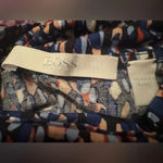 Hugo Boss  women’s long sleeve Emerie turtleneck blue/black multi color size‎ xs Photo 4