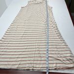 The Great . Cream Striped Sleeveless Maci Dress 100% Cotton Women SZ 2 *TINY FLAW Photo 9