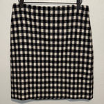 Talbots  Black and Cream Checkered A Line Skirt Photo 0