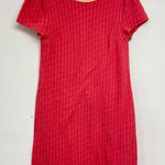 Maeve  Anthropologie Coral Cap Sleeve Mini Sheath Dress Womens S Preppy Casual Photo 0