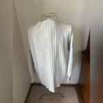 Aerie gray wide ribbed crewneck sweater size small Photo 9