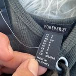 Forever 21  silver Tone Eyelet Corset Lace Bodysuit Photo 2