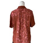 Free People NWOT WE THE FREE X  COTTON PALM TREE PATTERN HAWAIIAN SHIRT Oversize Photo 4