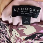 Laundry by Shelli Segal All Over Animal Print One Shoulder Formal Dress size 4 Photo 2