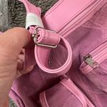 New Retro Pink Suede Haband Purse with Pocket Photo 6