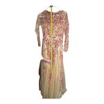 MEIER Women’s Illusion Long Sleeve Embroidery Prom/Formal Dress – Size 8 NWT Red Photo 11