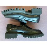 ALLSAINTS Womens Lola Leather Loafers in Black 9 with Box Penny Oxford Shoes Photo 6