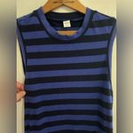 Old Navy  size large blue and dark blue maxi dress with a side split. Photo 1