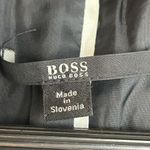 Hugo Boss BOSS Blazer Womens 2 Black One Button Business Formal Jacket Metallic Photo 7