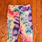 Nike  Women’s Training Dri-FIT One Mid-Rise 7/8 Tie Dye Leggings Size Small Photo 3