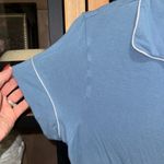 Eberjay Eberjey gisele tencel modal pajamas shirt top short sleeve wedgewood relaxed Photo 4