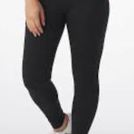  Glyder Capri Leggings Womens  LX Black Nylon And  Spandex Lightweight New Photo 0