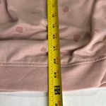 Jane and Delancey  Pink velvet heart Sweatshirt lightweight M casual pastel Photo 10