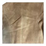 Talbots Petites Tan Faux Suede Jacket with Sherpa Lining Size L Photo 5