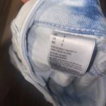 American Eagle  Outfitters White and Blue Tie-Dye Jean Shorts Photo 2