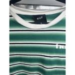 HUF Skater Streetwear Crew Neck Heavyweight Striped Tee Shirt Women's‎ M Size M Photo 3