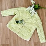 Lime Green Quilted Jacket Size L Photo 0
