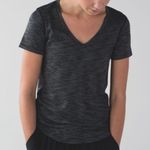 Lululemon  What The Sport Tee Heathered Black 6. P2P:16in Photo 2