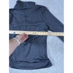 Athleta  Womens Sweatshirt‎ M Dark Gray Stowe High Neck Pullover Sweater Photo 11