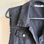 Origami Longline Open Front Layered Textured Knit Cardigan Vest L XL Duster Boho Black Photo 3