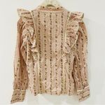 Love Shack Fancy  100% cotton cottage core blouse in light pink NWT Photo 5