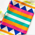 Colorful Southwestern Print Scarf‎ Tie Belt Boho White Photo 3
