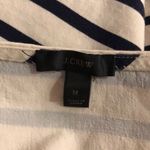J.Crew striped crop top with peplum sleeves sz M Photo 4
