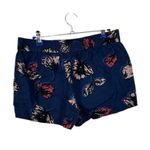 J.Crew Floral Chino Shorts Size 0 Linen Blend Summer Vacation Casual Photo 5