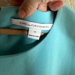 Diane Von Furstenberg  Carrie Sleeveless Sheath Dress Teal Green Blue Size 12 Photo 3