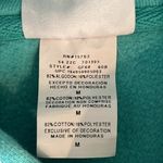 Champion Reverse Weave pullover hoodie, turquoise blue, graphic, pocket, size M Photo 8