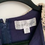 Paper Dolls Women’s  Navy Blue Dress Size 4 White Lace‎ Detailing Photo 3