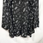 Torrid  Betsey Johnson Plus Size 5X Top Love Kiss Black Button Down Shirt 1196‎ Photo 8