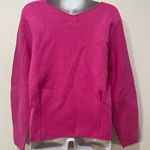 Anthropologie Maeve by  Fuchsia V-Neck Sweater Photo 3