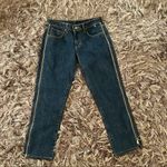 Carmar Desdemona Mid Rise Ankl Zip Side Jeans 26 Blue Photo 3
