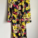 Etro floral silk midi dress Yellow Size 6 Photo 1