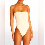 SKIMS ‎ Seamless Sculpt Strapless Thong Bodysuit Sand Size S Photo 7