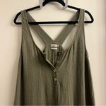 Faherty  Organic Cotton Dawson Jumpsuit Green XL Photo 2