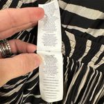 Michael Kors Zebra Print Midi Dress V-Neck Flutter Sleeve M Tired Ruffle Boho Photo 10