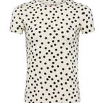 L'Agence Ressi Black Polka Dot Short Sleeve Tee Women's Size Petite Small NWT Photo 15