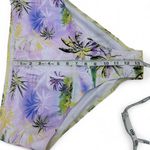 NEW Unbranded High Waisted Tropical Floral Bikini Bottom Bathing Suit Bottoms Purple Size XL Photo 4