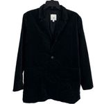AG Adriano Goldschmied Black Velvet Baylee Jacket Blazer Womens Size Small Photo 0