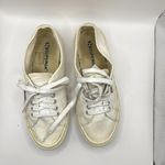 Superga Classic Cotu Low Top Womens Size 9.5 Off White Canvas Laceup Sneakers Photo 2