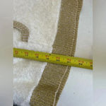 Juicy Couture Juicy‎ Couture cream & gold fuzzy sweater Super Soft Crop Top Size XL EUC 0022 Photo 5