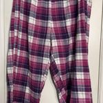Only Necessities Pink/Purple Plaid Pajama Pants, 100% Cotton, 2X Pink Photo 0