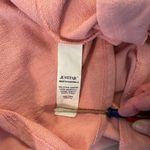 JustFab 100% Cotton drop waist raw edge dusty pink long sleeve minidress. Sz S. Photo 3