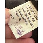 VTG FMC Black Leather Fringe Braided Lace Up Vest M Motorcycle Biker Western Size M Photo 7