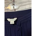 Sundance  Niovi Wide Leg Pant Embroidery Boho Drawstring Viscose Blue Size Small Photo 3