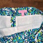 Lilly Pulitzer  Ella Sea Blue It’s A Stretch Animal Print Shorts Skort Photo 7