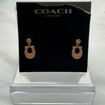 Coach  gold earrings brand new Photo 0