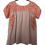 Roller Rabbit  Embroidered Cotton Blouse Photo 0